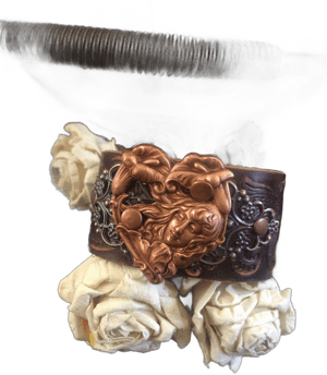 Goddess Leather Bracelet Cuff