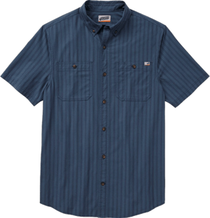 Duluth Trading Company Men's 40 Grit Poplin Short Sleeve Shirt