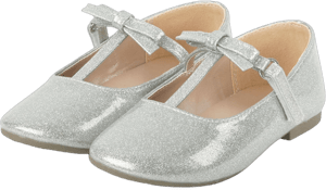 Gymboree Girls' Glitter T Strap Ballet Flats