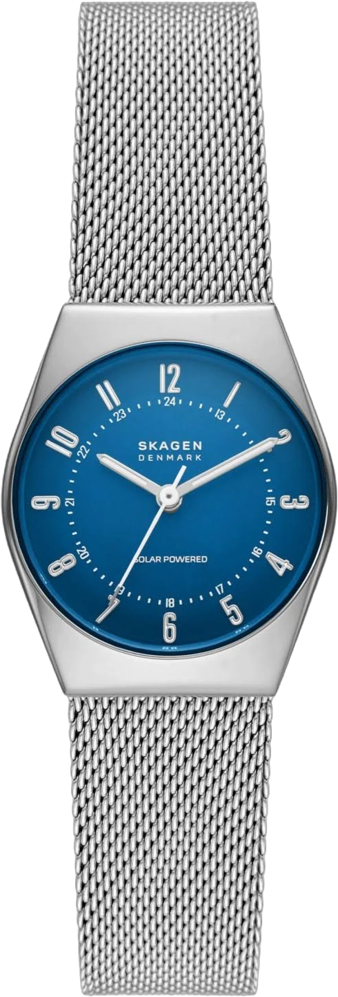 Skagen Women's Grenen Lille Solar-Powered Stainless Steel Mesh Watch SKW3080