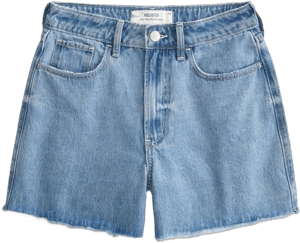 Women's Ultra High-Rise Medium Wash 90s Denim Shorts 5