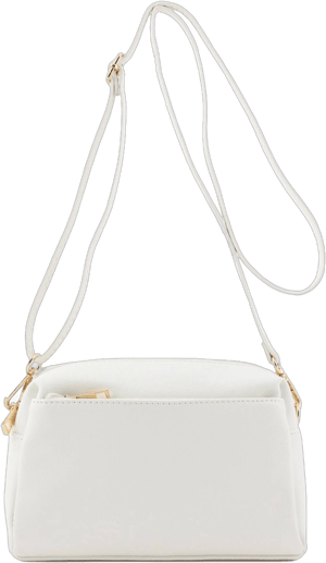 FashionPuzzle Small Triple Zip Crossbody Bag
