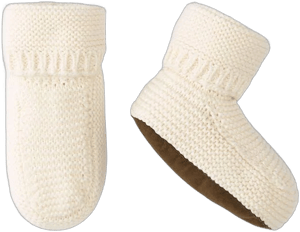 Hanna Andersson Baby Sweaterknit Booties