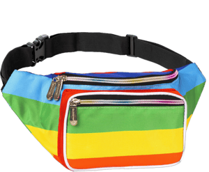 Sojourner Bags Rainbow Fanny Pack