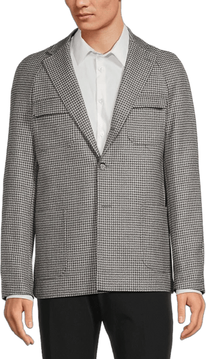 Tallia Men's Houndstooth Wool Blend Blazer