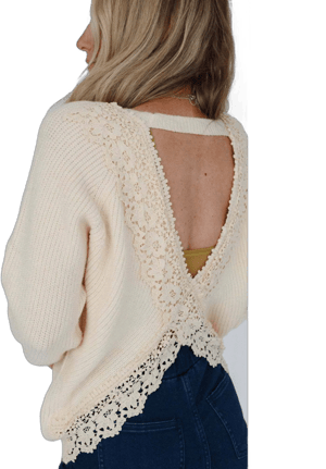 Three Bird Nest Women's Back to Business Crochet Lace Top