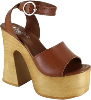 Candie's Ida Platform Leather Sandal