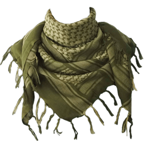 Explore Land 100% Cotton Shemagh Tactical Desert Keffiyeh Scarf Wrap