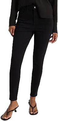 High Waisted Stay Black Skinny Jeans Women's