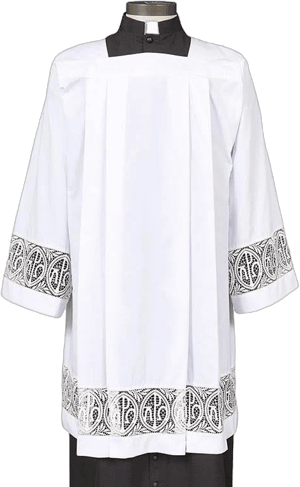 Augustinian Collection Alpha & Omega Lace Surplice