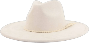 LIDHAY Big Wide Brim Fedora Hats for Women Men Western Suede Hat Large Felt Panama Hat Rancher Hat