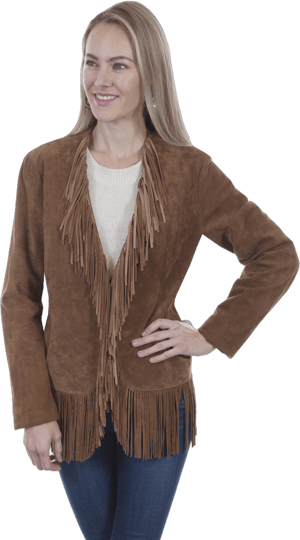 Scully Suede Fringe Jacket Women's