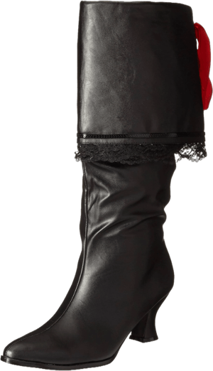 Women's Pirate Lace Knee High Boots