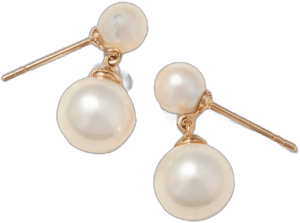 Mejuri 14K Yellow Gold Pearl Drop Earrings