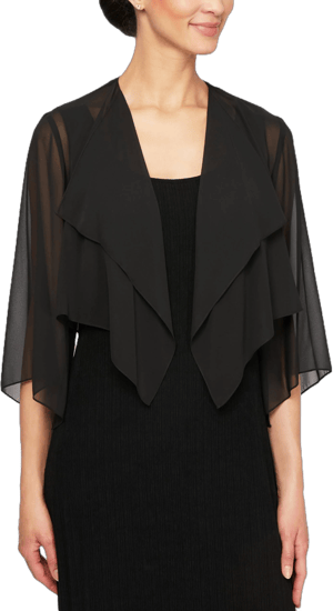 Alex Evenings Women's Hanky Bolero Cardigan