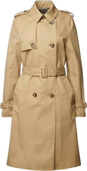 Mango Women's Classic Double Breasted Water Repellent Cotton Trench Coat