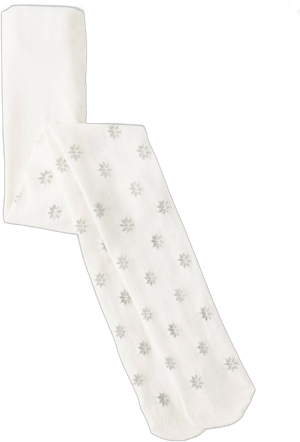 Gymboree Girls' Metallic Snowflake Tights