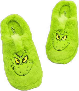 The Grinch Slippers Adults Men Women Christmas Movie Fur Shoes