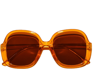 Retro 1970s Vintage Style Oversized Round Sunglasses