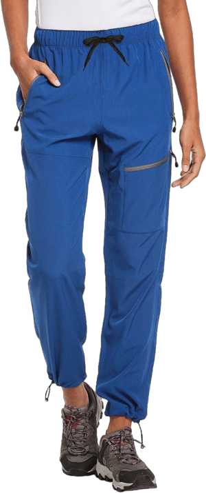 Baleaf Women's Quick Dry Water Resistant Elastic Waist Hiking Pants