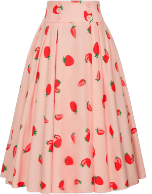 Belle Poque Women's Vintage High Waist Pleated Midi A-Line Skirt with Pockets