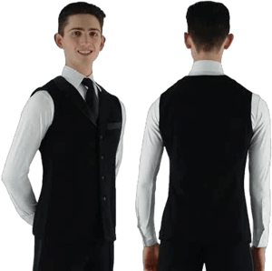 Style James Men's Medium Length Dance Vest