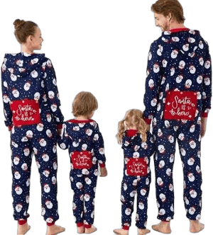 Patpat Family Matching Snowman Print Pajamas