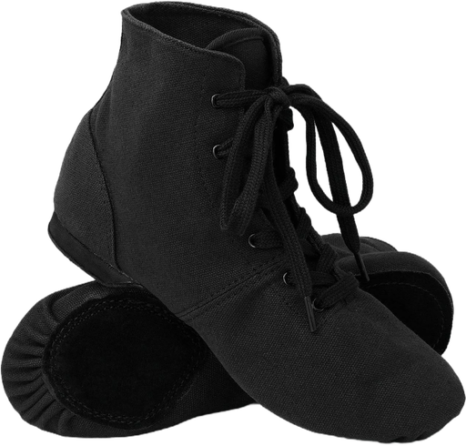 Theatricals Women's Broadway Jazz Over-the-Ankle Canvas Jazz Boot