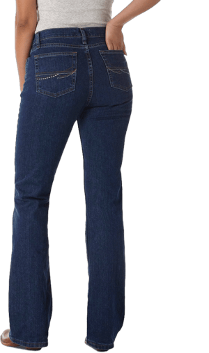 Women's As Real As Wrangler Misses Classic Fit Boot Cut Jeans