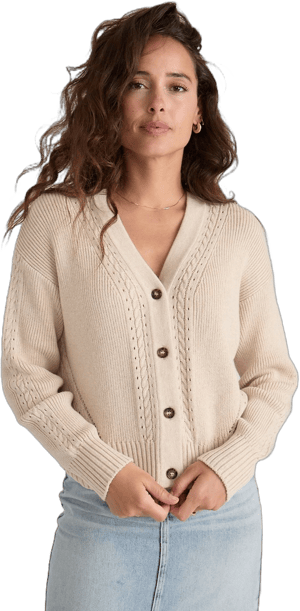 Marine Layer Women's Robin Cropped Cardigan