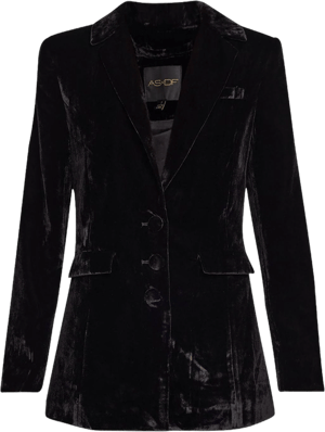 Fiona Velvet Boyfriend Blazer