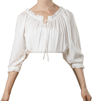 Renaissance Faire Costume Cotton Peasant Blouse