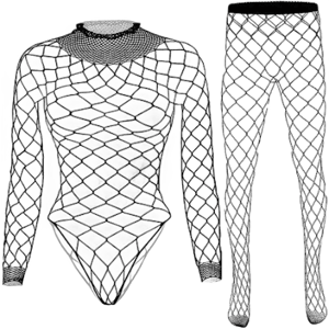 Women's Stretch Fishnet Bodysuit