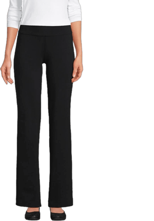 Lands' End Women's Starfish Mid Rise Straight Leg Pants