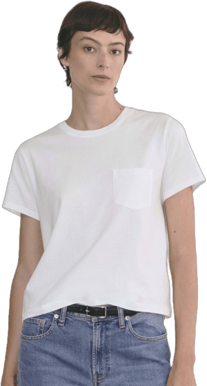 Everlane Women's Box-Cut Cotton T-Shirt