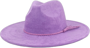 LIDHAY Western Suede Fedora Hat