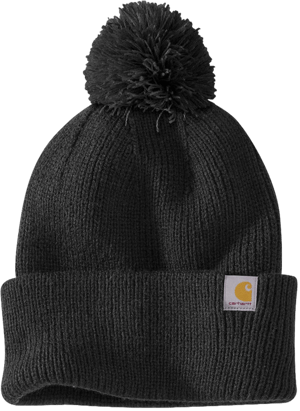 Carhartt Women's Knit Pom-Pom Cuffed Beanie