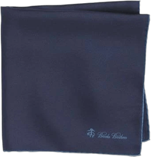 Brooks Brothers Men's Silk Pocket Square