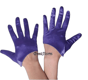 Batman Riddler Joker Ladies Purple Costume Cosplay Holiday Gloves Hot