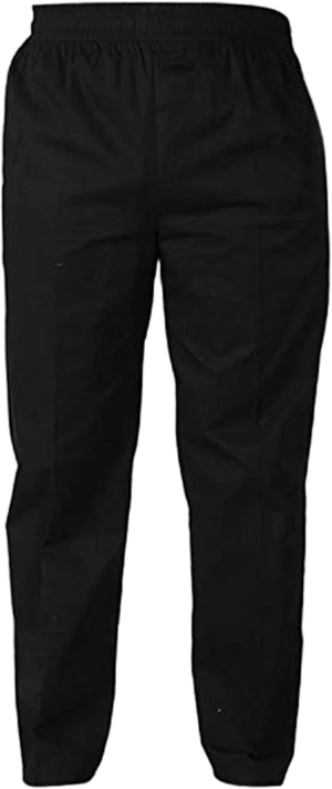 Men's Baggy Elastic Waist Chef Pants