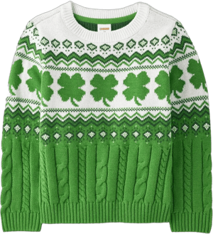 Gymboree Boys Shamrock Fairisle Sweater