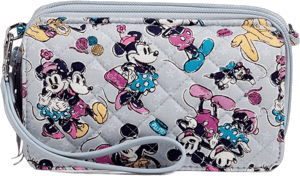 Vera Bradley Disney Mickey Mouse Family Fun RFID Crossbody Bag