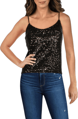 Steve Madden Stretch Sequin Camisole