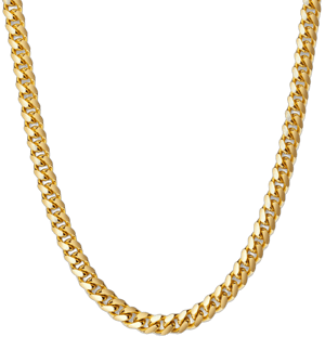 JAXXON 5mm Cuban Link Gold Chain