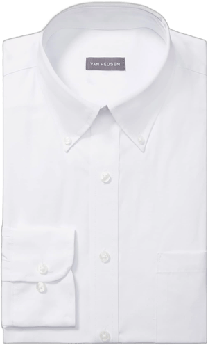 Van Heusen Men's Dress Shirt Regular Fit