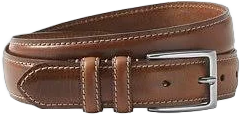 Eddie Bauer Men's Feather Edge Leather Belt