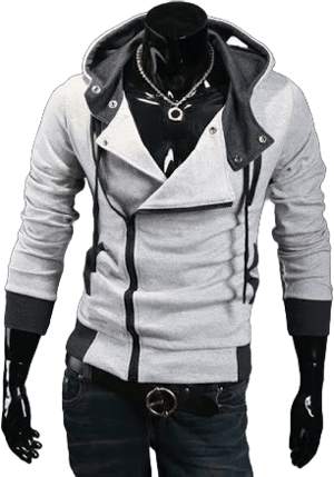 Men's Stylish Creed Hoodie Zipper Coat Cosplay For Assassins Jacket