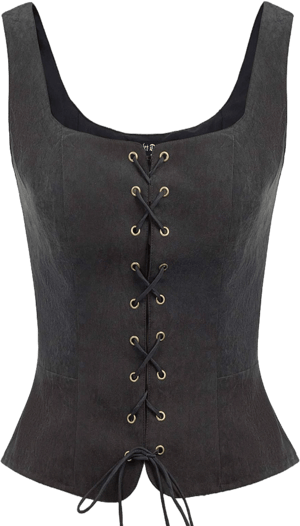 Scarlet Darkness Women's Pirate Renaissance Peasant Bodice Vest