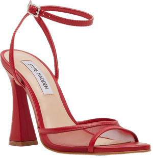 Steve Madden Beki Women's Sandals Red : 8 M, Leather