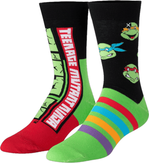 Odd Sox The Turtles Funny Novelty Knit Socks